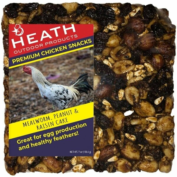 Heath 7 oz Mealworm & Peanut Raisin Cake Pet Food HE600752